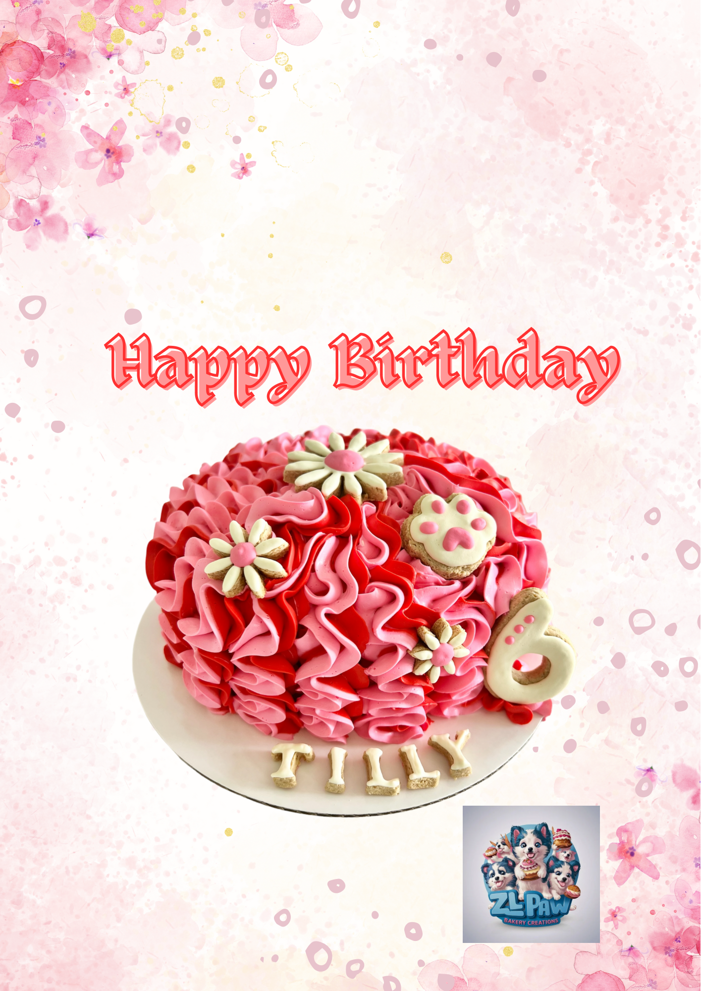 Girl’s Birthday Cake