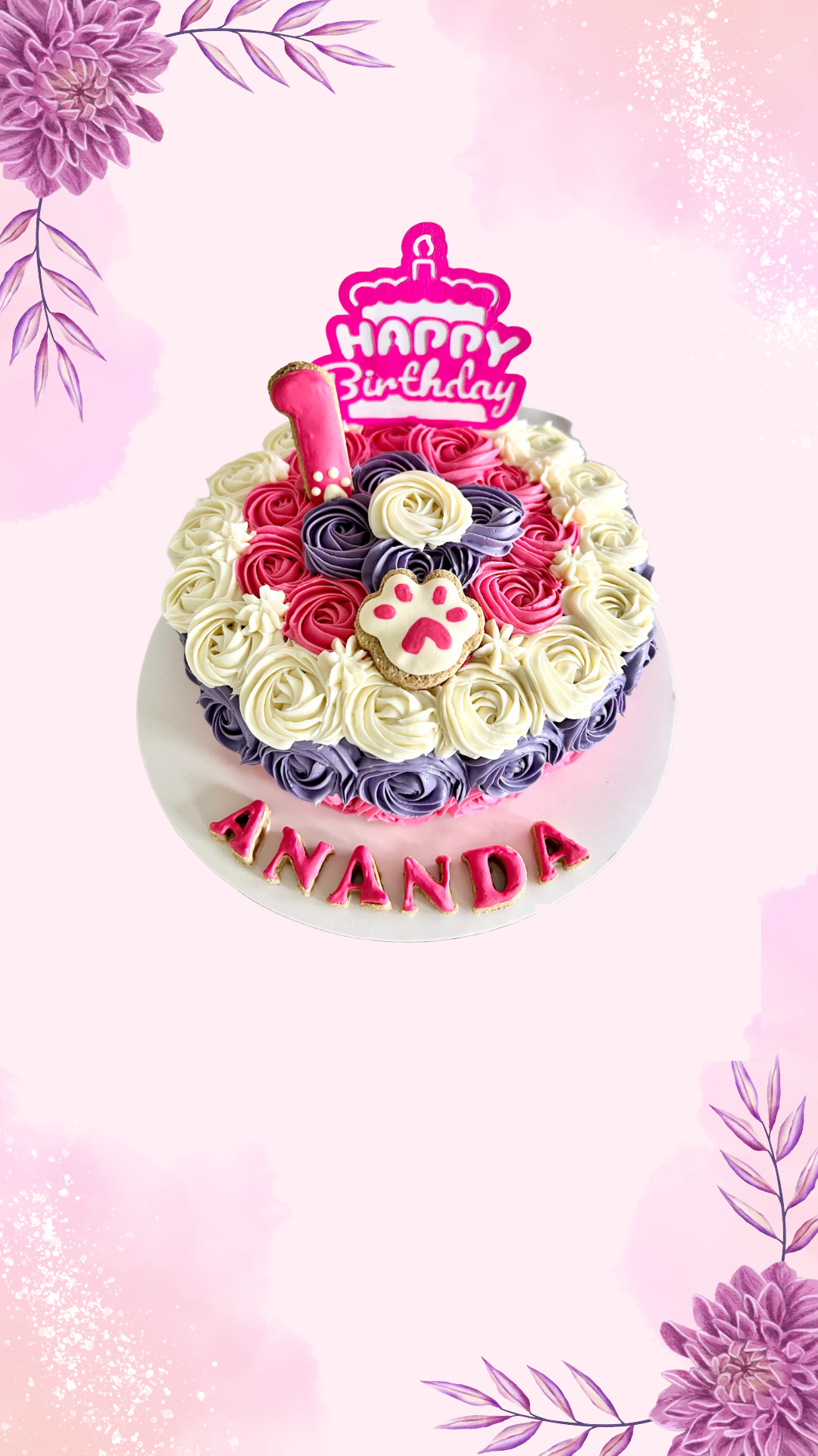 Girl’s Birthday Cake