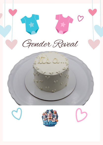 Gender Reveal Cake