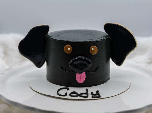 Puppy Face Cake