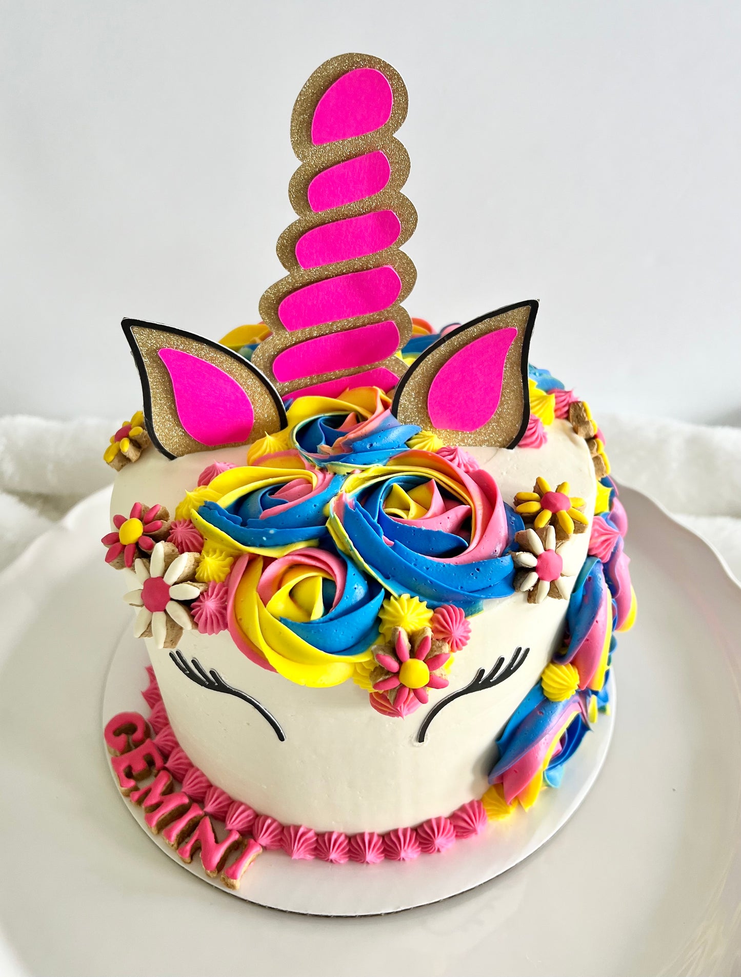 Unicorn Dog Cake