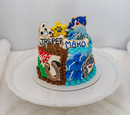 Dual Theme Cake