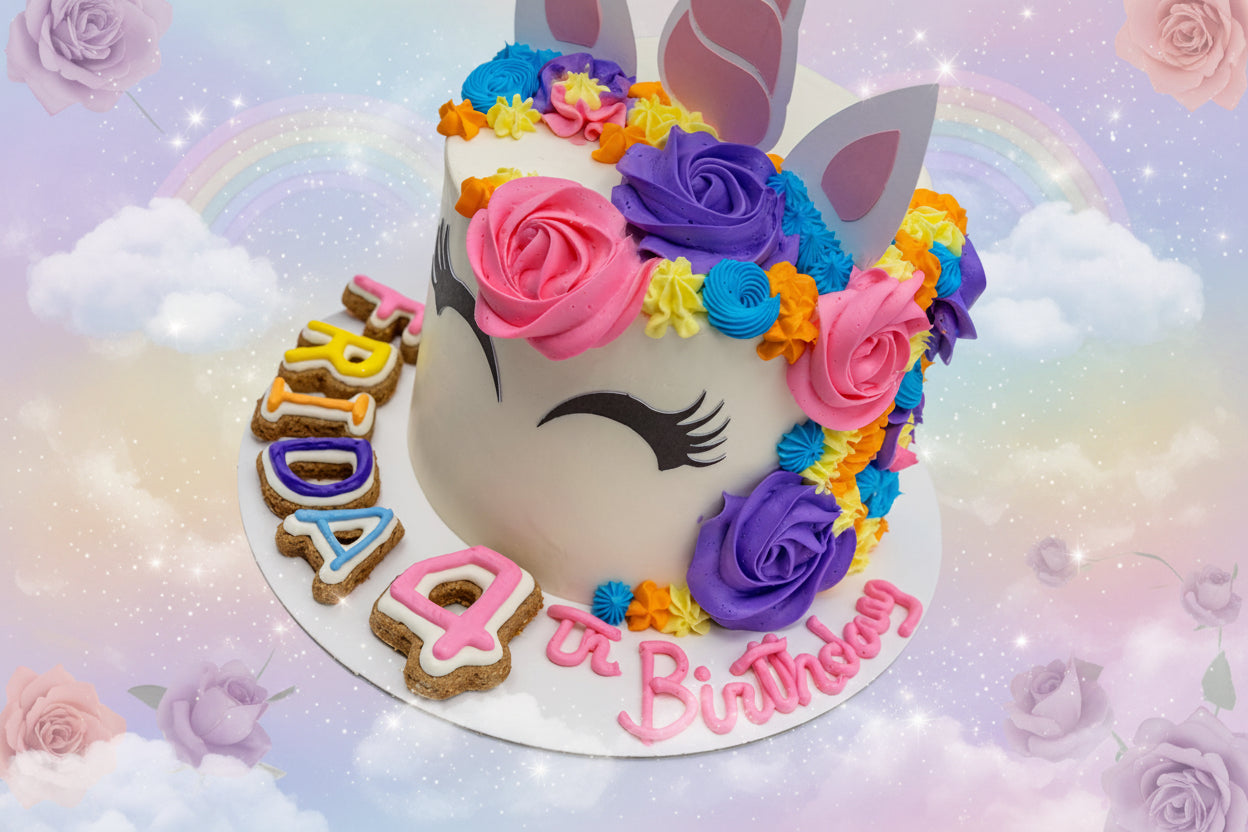 Unicorn Dog Cake