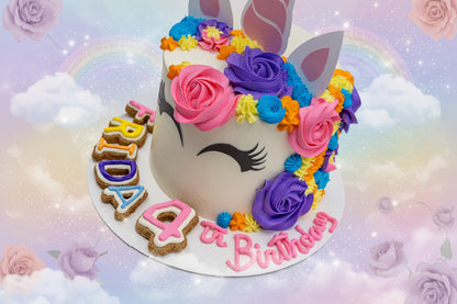 Unicorn Dog Cake