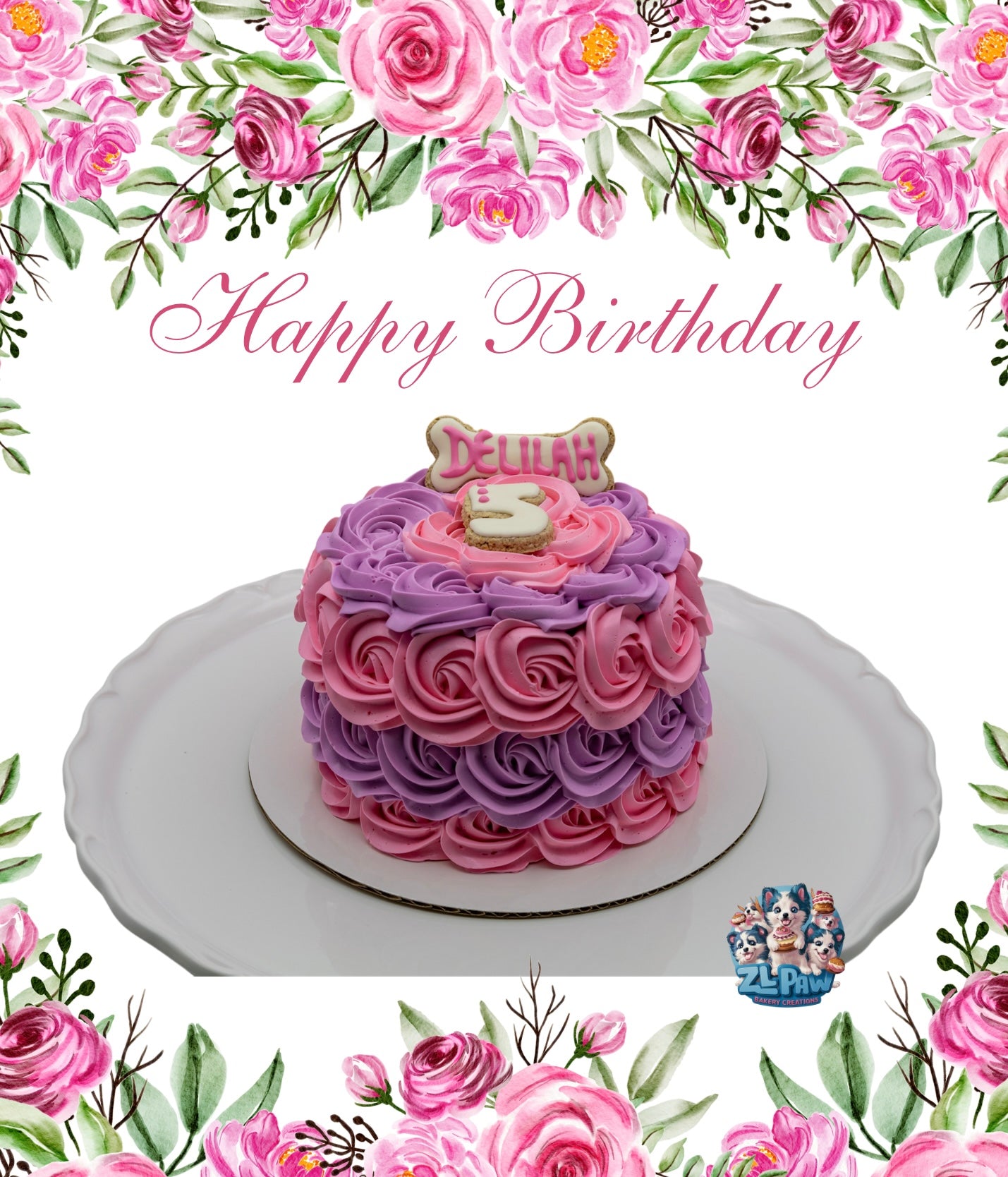 Girl’s Birthday Cake