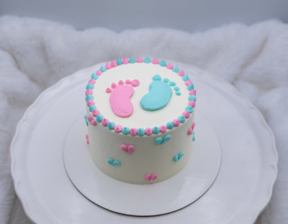 Gender Reveal Cake