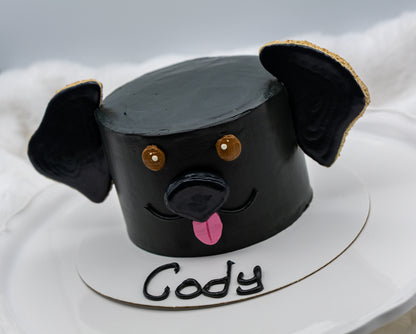 Puppy Face Cake