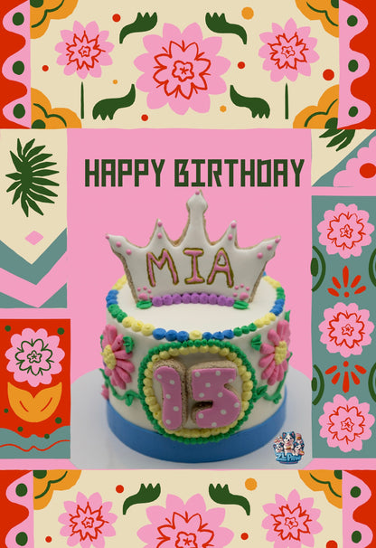 Girl’s Birthday Cake