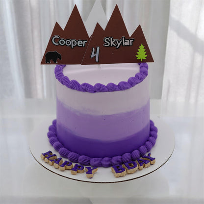 Mountain Theme Dog Cake