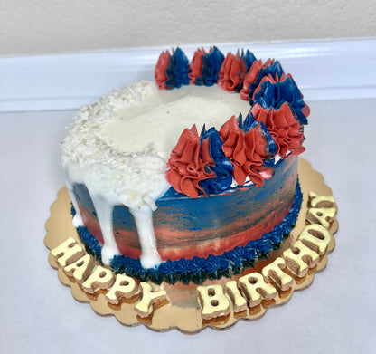 Mountain Theme Dog Cake