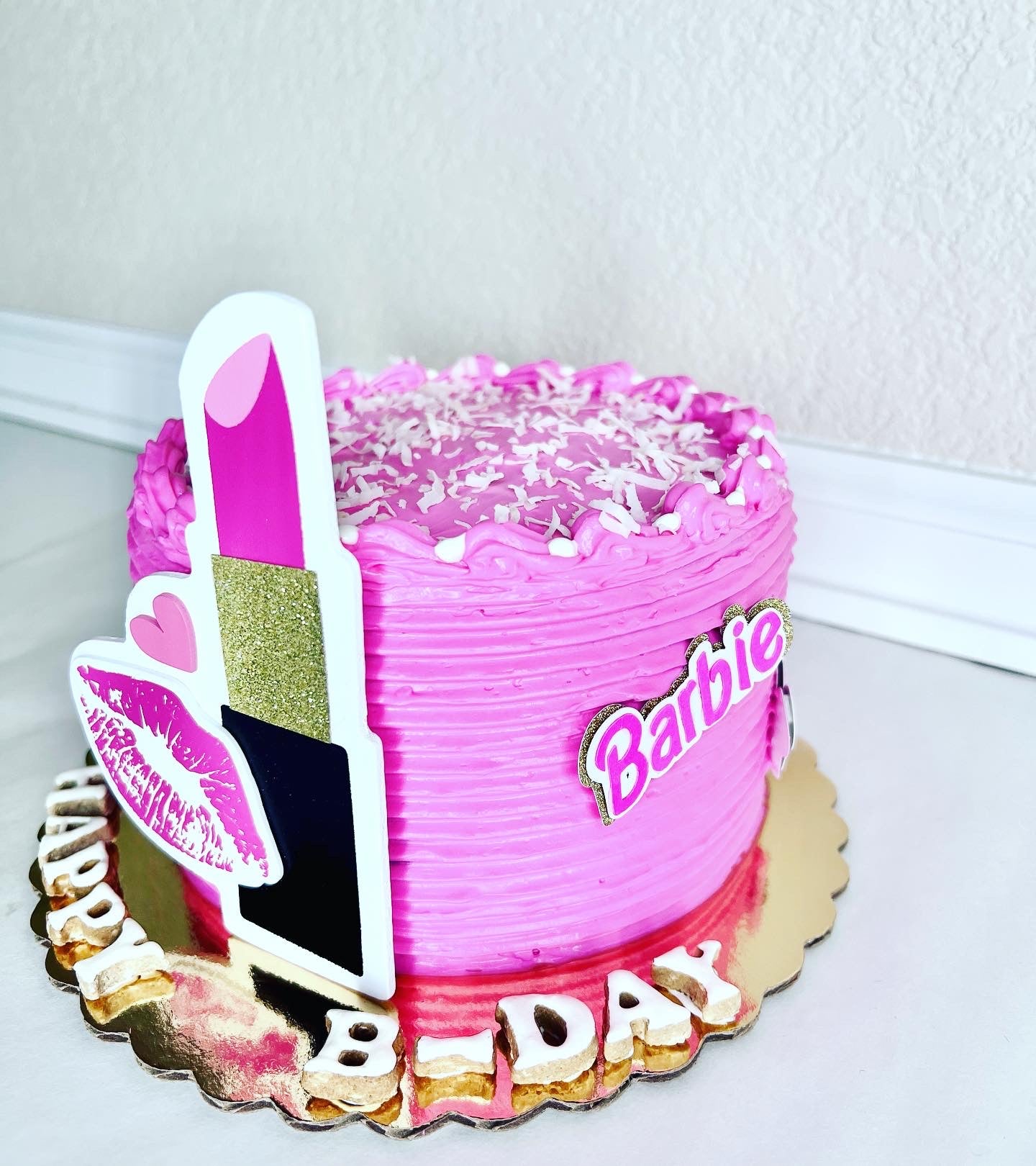 Simple Barbie Cake | Pink Barbie Cake | Barbie Theme Cake – Liliyum  Patisserie & Cafe